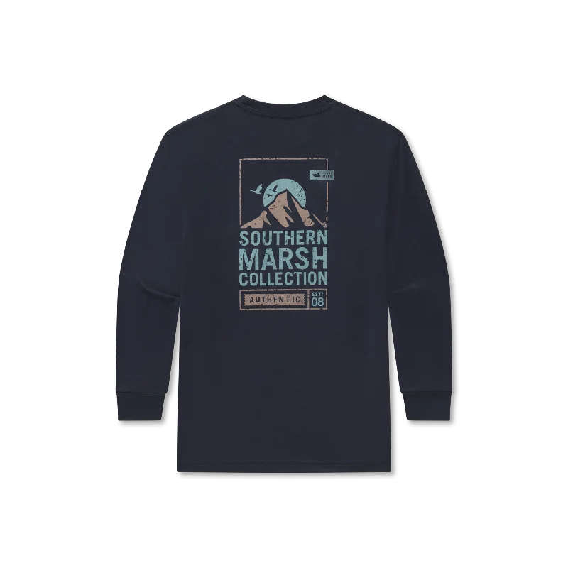 Youth Branding Collection Tee- Summit Poster - Long Sleeve