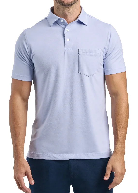 Seaside Solid Polo Lilac