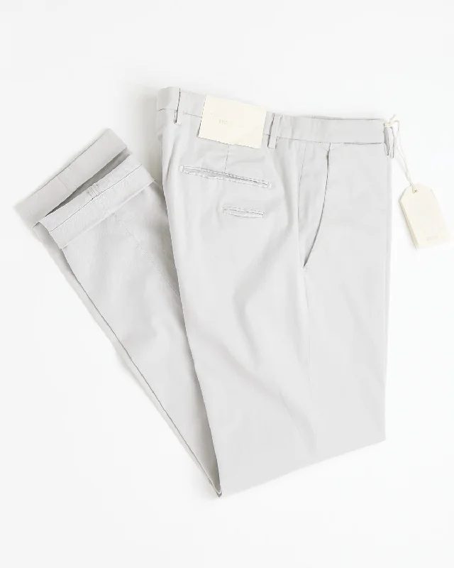 Cotton Tencel All-Season Twill Casual Pants