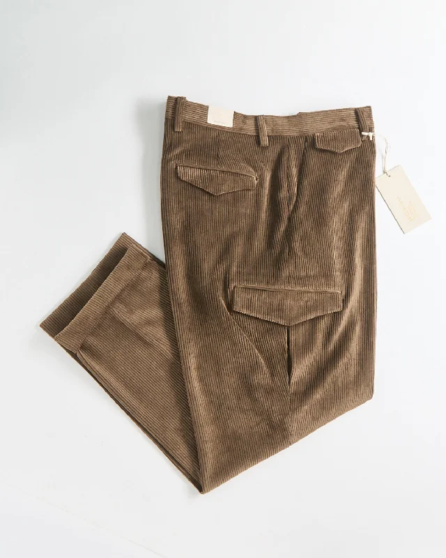 Easy Fit Luxury Corduroy Cargo Pants