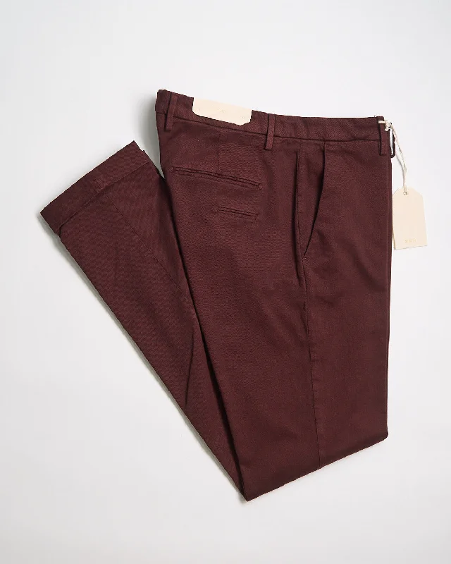 Slim Fit Stretch Cotton Twill 'Every Day' Smart Casual Pants