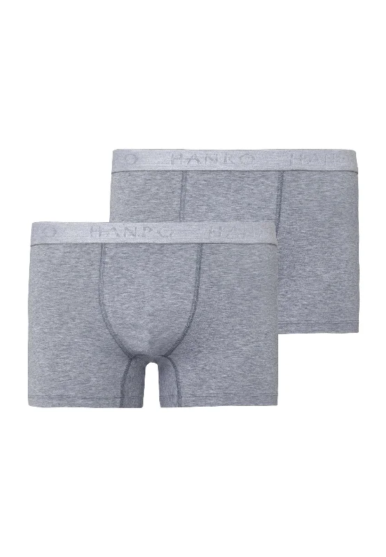 Cotton Essentials Boxer Briefs 2-Pack | Light Melange 73078-1961