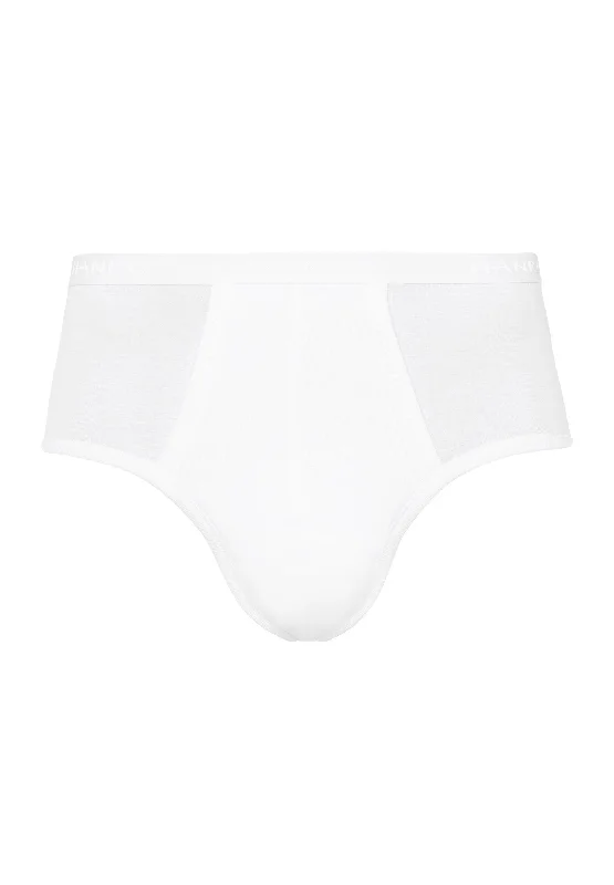 Cotton Pure Full Brief With Fly | White 73630-101