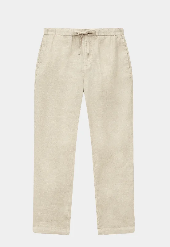 Frescobol Oscar Linen Chinos Sand