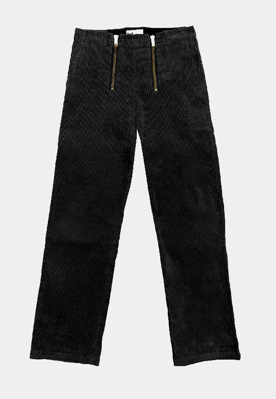 Gmbh Cargo Trouser With Double Zips Aw22 Cord Black Dynamic Men's Glow Dynamic Men's Glow