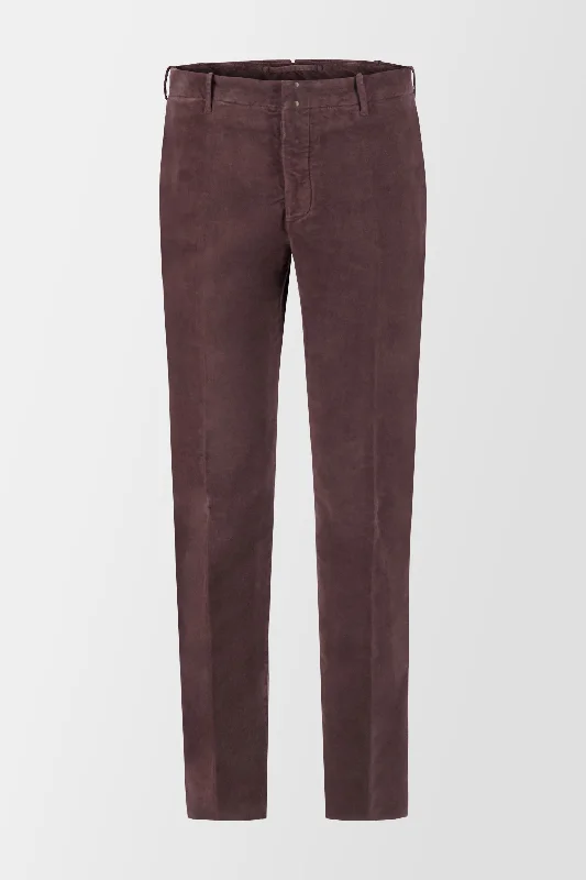 Incotex Burgundy Trousers Sporty Men's Athleisure  Sporty Men's Athleisure 