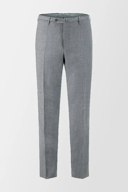 Incotex Grey Mito Trousers Polished Men's Satin Polished Men's Satin