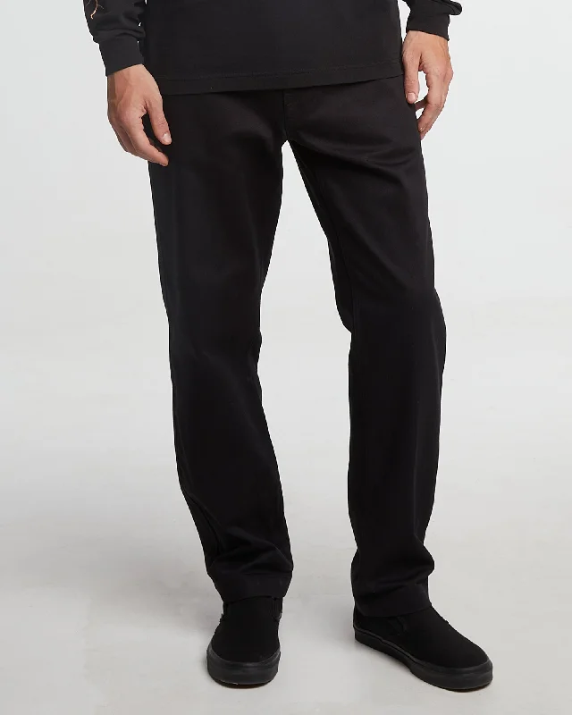 Service Chino Garage Cotton Black