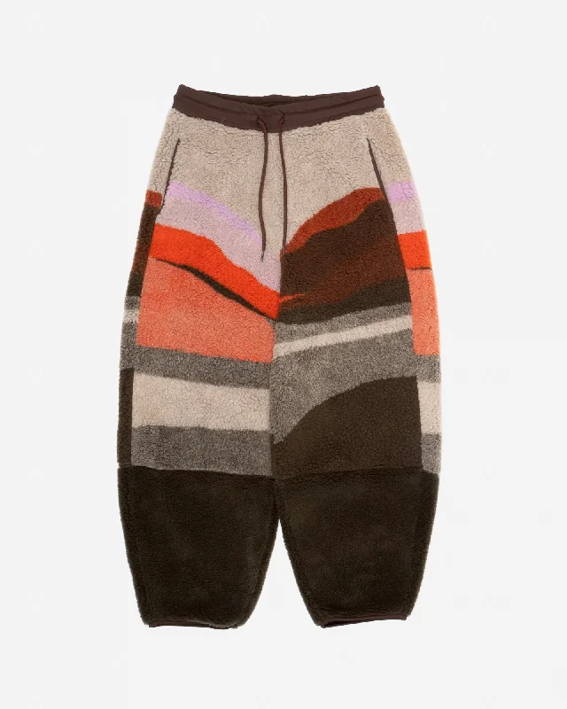 Jamie Pants Landscape Teddy Fleece Multi Beach Beach