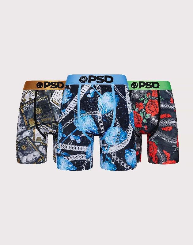 Psd Underwear 3-Pack Boxer Briefs