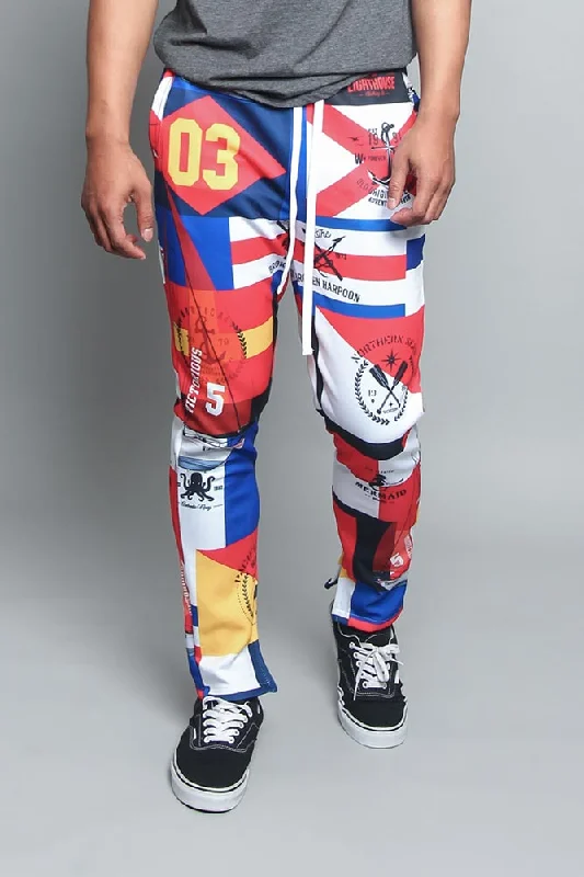 Sailing Flag Track Pants