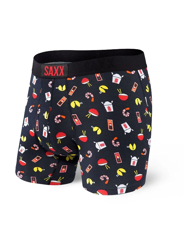 SAXX Ultra Boxer Brief  SXBB30F Black Soy Happy SHB