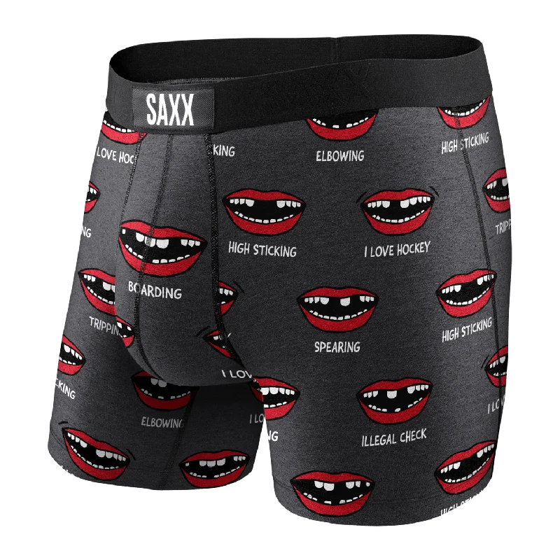 SAXX Vibe Boxer Brief - SXBM35 PTC - Charcoal Puck Tooth