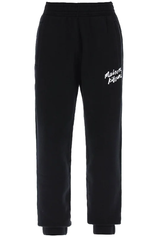 MAISON KITSUNE "sporty pants with handwriting