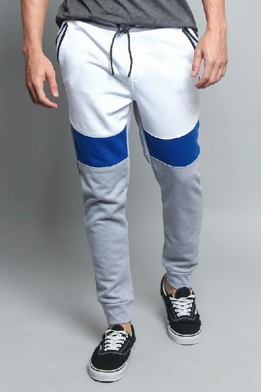 Tri Color Blocked Sweat Pants