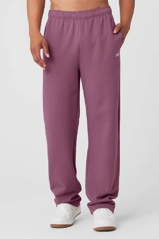 Accolade Straight Leg Sweatpant - Soft Mulberry