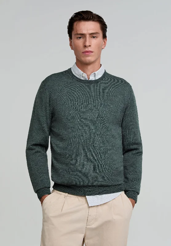 WOOL ROUND NECK SWEATER