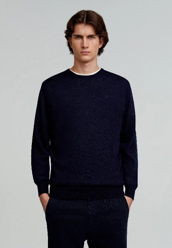 WOOL ROUND NECK SWEATER