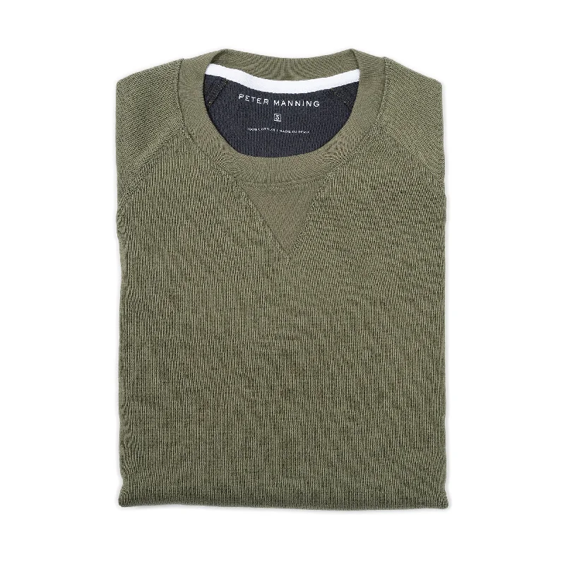 Cotton Pullovers - Olive