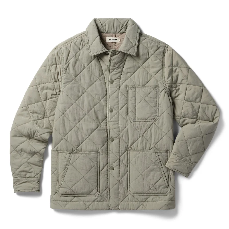 The Ojai Jacket in Sagebrush Diamond Quilt